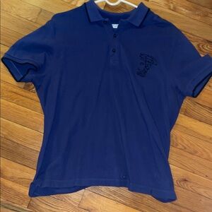 Vintage Versace Dark Blue Polo Shirt